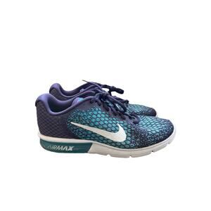 Nike Air Max Sequent 2 Women's Shoes Size 8.5 Purple Athletic Sneakers